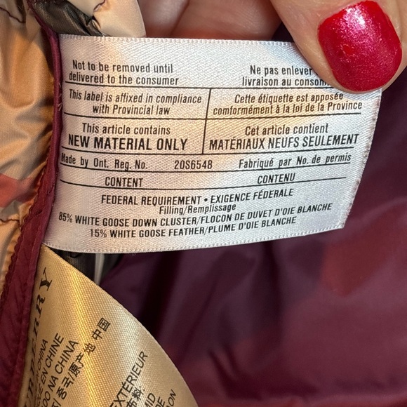 Burberry Women's Plum Quilted Vest - Picture 6 of 10